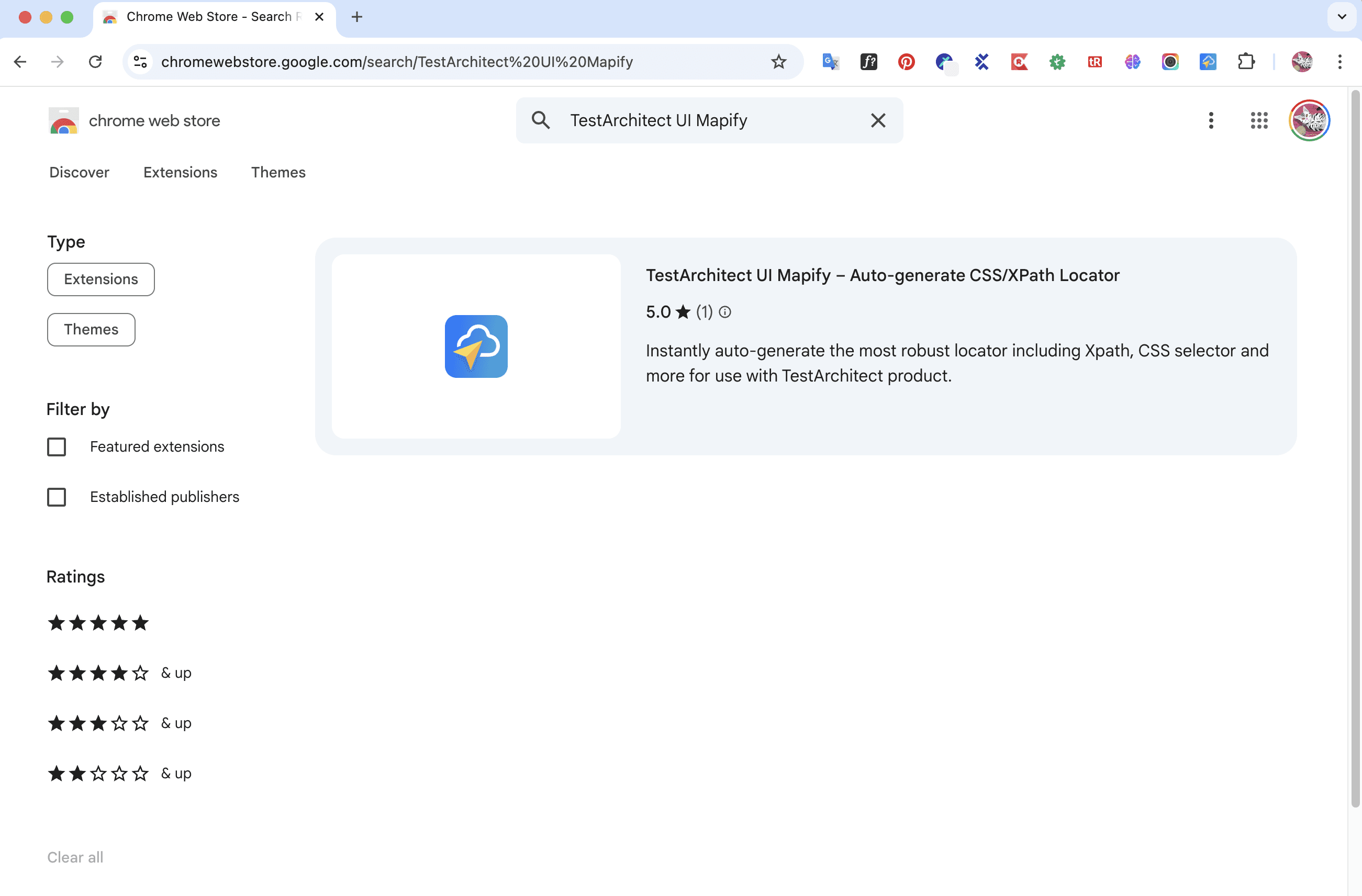 Install TestArchitect UI Mapify