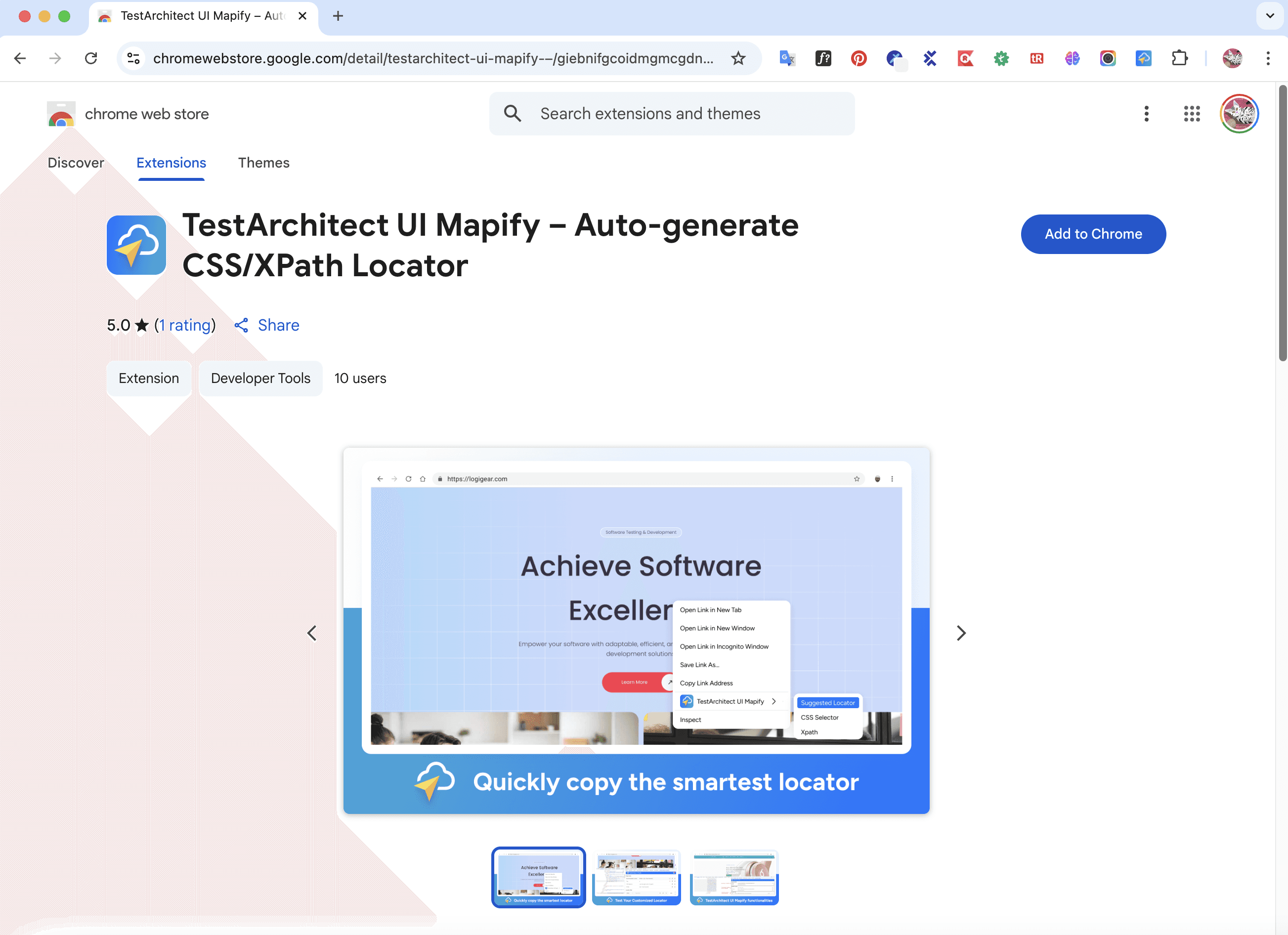 Install TestArchitect UI Mapify