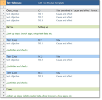 Action Based Testing Test Module Template